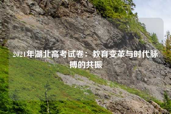 2021年湖北高考试卷：教育变革与时代脉搏的共振